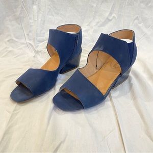 Corso Como Blue Suede Sandals